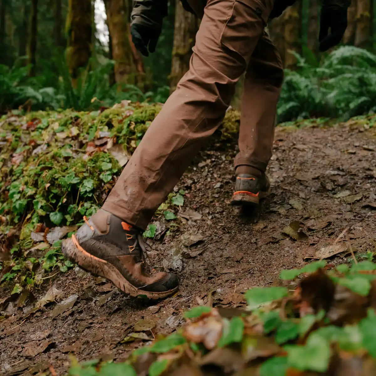 Trail Junction Mid 4 Malt Brown/Poppy Orange - Image 7