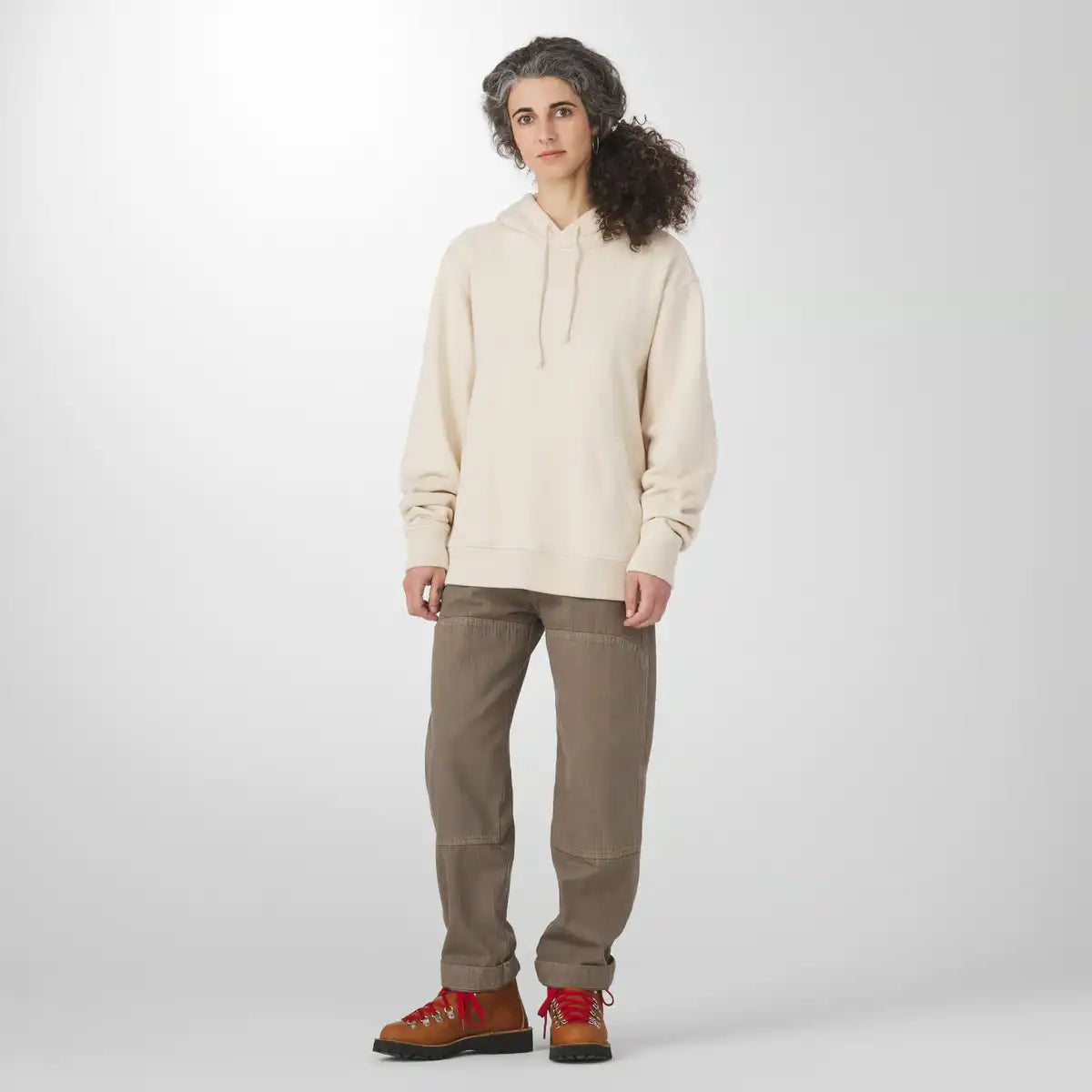 Danner 22oz Heavy Weight Hoodie Natural - Image 3